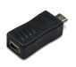 Metronic 470229 Mini USB/Micro USB Adapter Zwart