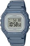 Casio W-218HC-2AVDF - Unisex Horloge - Blauw - Kunststof Kast - Analoog en Digitaal - WR50