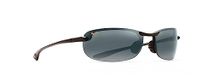 Maui Jim Zonnebril (Makaha 405 02), zwart, grijs, 64, Gry Makaha Gloss Black, M