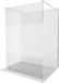 Mexen Kioto Douchewand 100 x 200 cm Transparant/Mat 8 mm Nikkel Geborsteld