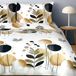 Darymex Satynlove Housse de couette 180x200 cm Coton-Satin Blanc Impression Nature