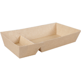 Depa Bak A20 Golfpapieren snacklijn snackbak 179x85x37mm bruin 400 stuks