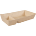Depa Bak A20 Golfpapieren snacklijn snackbak 179x85x37mm bruin 400 stuks