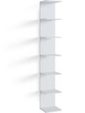 Vicco Paolo Wandplank voor de kinderkamer – 30 x 190 cm Met 6 open vakken Wit