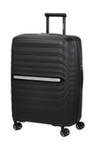 Samsonite Neo Flux - Spinner M, Uitschuifbare koffer, 68 cm, 86/96 L, Zwart (Black)