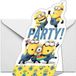 Talking Minions Uitnodigingen 8 stuks