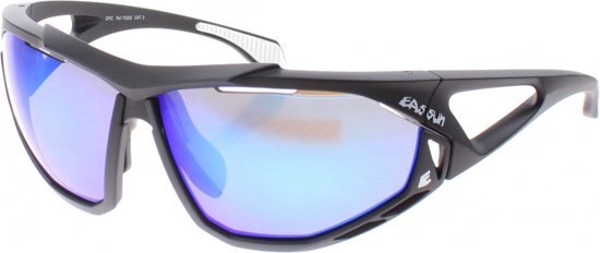 Eassun Bril Epic 73202 zwart - blauw revo lens