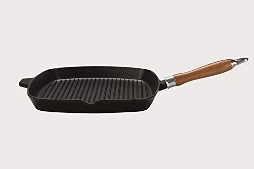 Krüger Gietijzeren Steakpan Rustica 28x28cm - Zwart