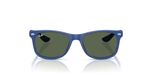 Ray-Ban New Wayfarer Junior Rj 9052s Lunettes de soleil unisexe bleu carrées vert 47mm