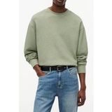Tommy Hilfiger Relaxed Washed Waffle Knit Spring Olive Sweater