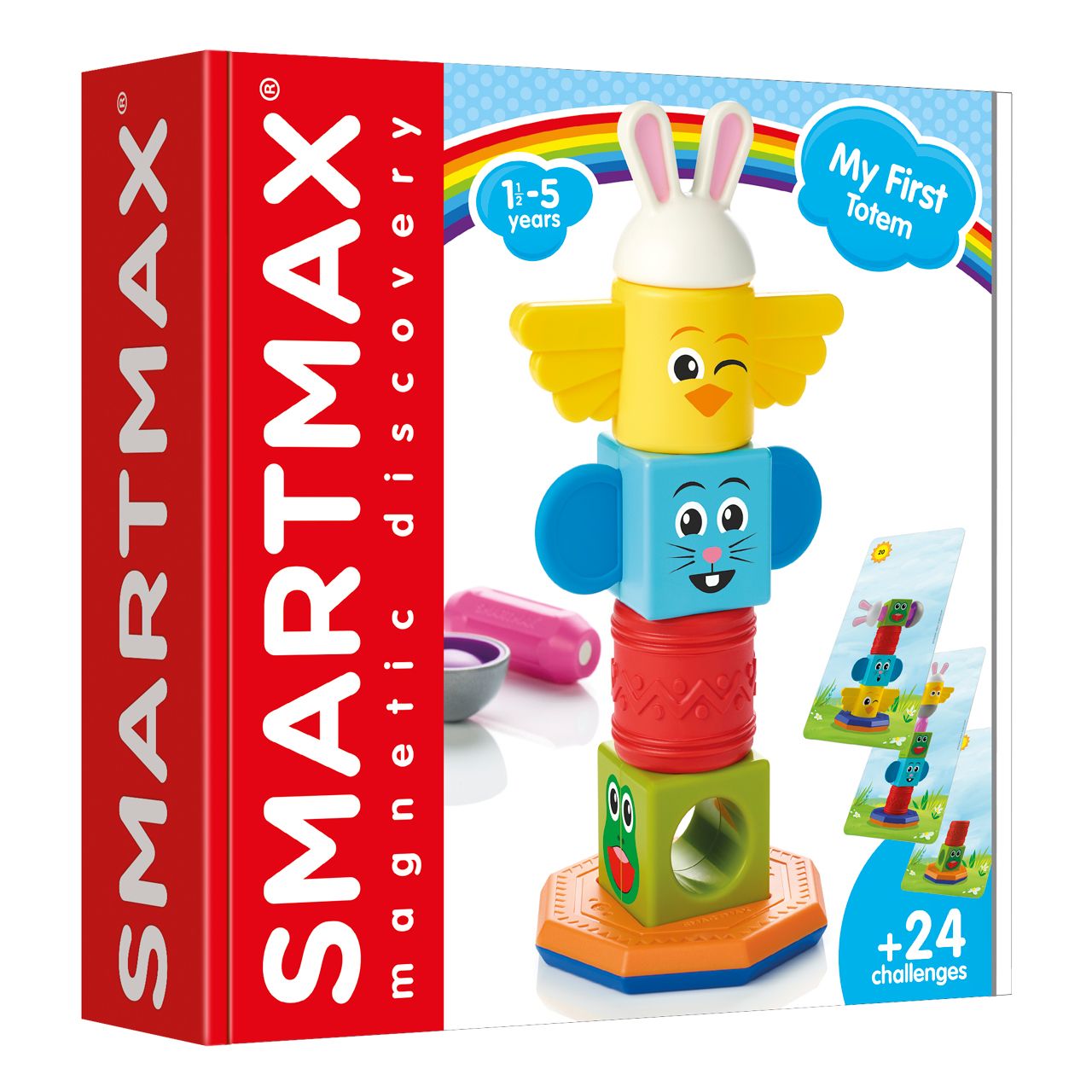 SmartMax My First Totem - Magnetisch constructiespeelgoed voor peuters en kleuters