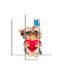 Homemania Wandafbeelding, hondenmotief, 3-delig, dieren, woonkamer, slaapkamer, meerkleurig, 57 x 0,3 x 60 cm, -HM203MDF105, MDF