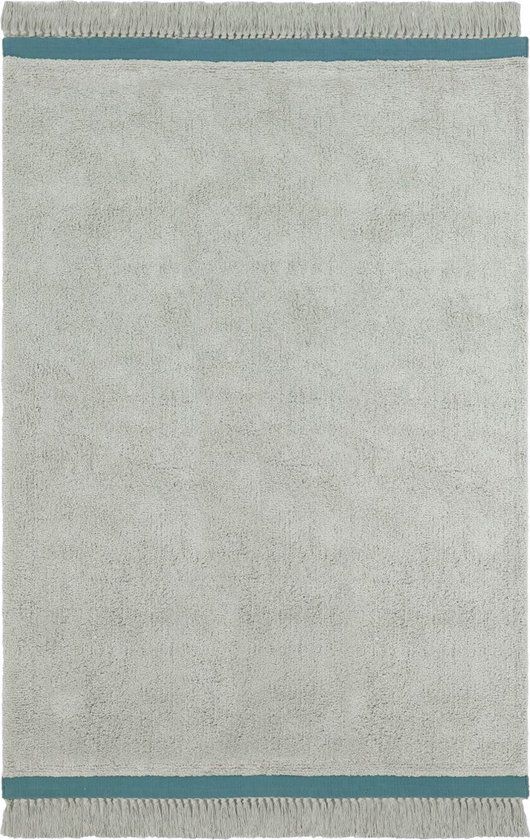Tapis Petit Vloerkleed Misty Blue - 120x170cm - Katoen - Blauw