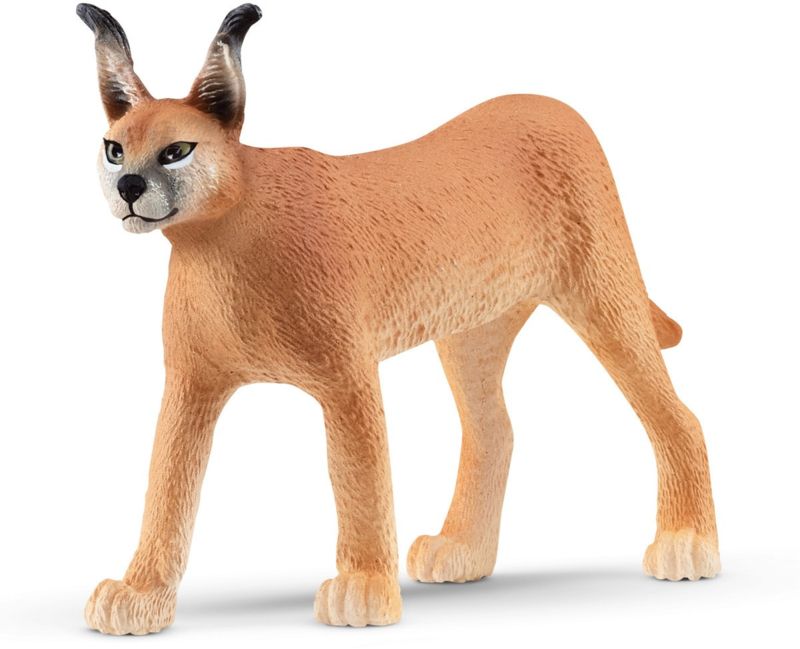 Schleich WILD LIFE Vrouwtjescaracal 14867 - Speelgoedfiguur - Bruin - Kunststof - 3+ jaar