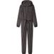 ESMARA® Combinaison en peluche pour femme (gris foncé, XL(46/48))