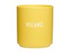 Design Letters Tasse préférée Design Letters International 25 cl Milano-jaune