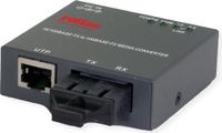 ROLINE Compacte Fast Ethernet Converter, 10/100Base-TX - 100Base-FX (SC)