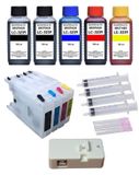 Brother Cartouches d'encre rechargeables, compatibles avec LC-3237, LC-3239XL, incluant réinitialiseur de puce et 500 ml d'encre de recharge pour HL-J6000DW, HL-J6100DW, MFC-J5945DW, MFC-J6945DW, MFC-J6947DW
