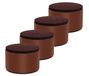 Meuble rehausseur 6 cm - Rehausseur de meuble rond - Robuste - Supporte 1 000 lbs - Acier au carbone - Conception antidérapante - Supports de meubles