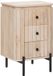 vidaXL Handgemaakt nachtkastje Wit 40 x 30 x 60 cm Massief Mango Hout