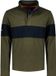 Superdry Classic Rugby Henley Lange Mouw Poloshirt Groen M Man