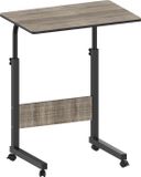 Merkloos Draagbare laptoptafel op wielen