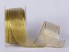 Furlanis Stofband van Italiaanse Lurex, 40 mm x 25 m, Goudkleurig