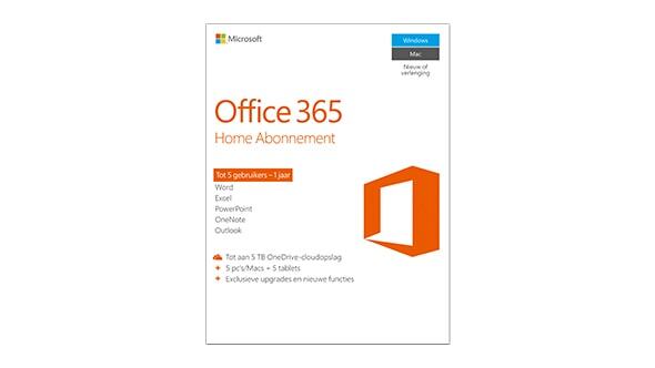 Microsoft Verlenging van Office 365 Home