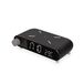KSIX wekker en draadloze oplader, 24 uur, alarm, retro, 10 W, draadloos, temperatuurweergave, Qi-oplader, glanzend zwart