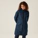 Regatta Romine II Regenjas Wandelen Dames Waterproof Ademend Lichtgewicht Blauw Polyester Maat 40