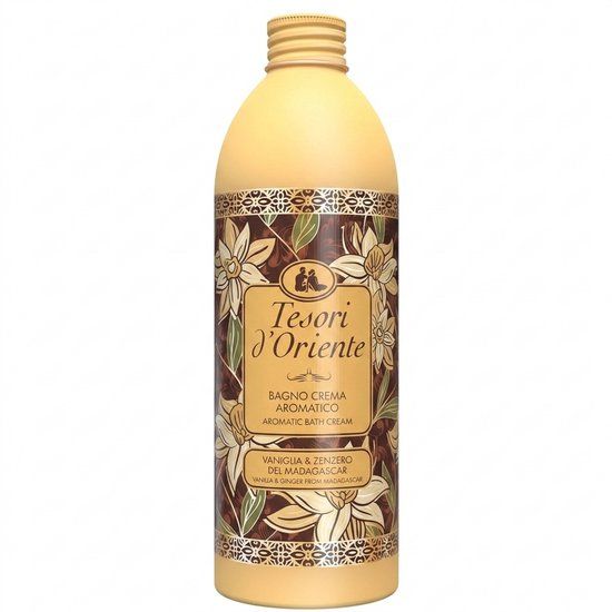 Tesori d’Oriente Badcrème – Vanille & Gember – 500 ml