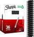 Sharpie Permanent Markers - Fine Point - Black Ink - 36 Pack