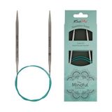 KnitPro 36081 rondbreinaald Mindful 5,00 mm 60 cm Engels, blauwgroen, 5 mm
