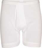 SCHIESSER Original Classics Lange Short (1-pack) - Doppelripp met Gulp - Wit