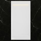 Hotbath &More Inbouwnis - 30 x 15 x 10 cm - Frameless - met LED-verlichting - Mat Wit