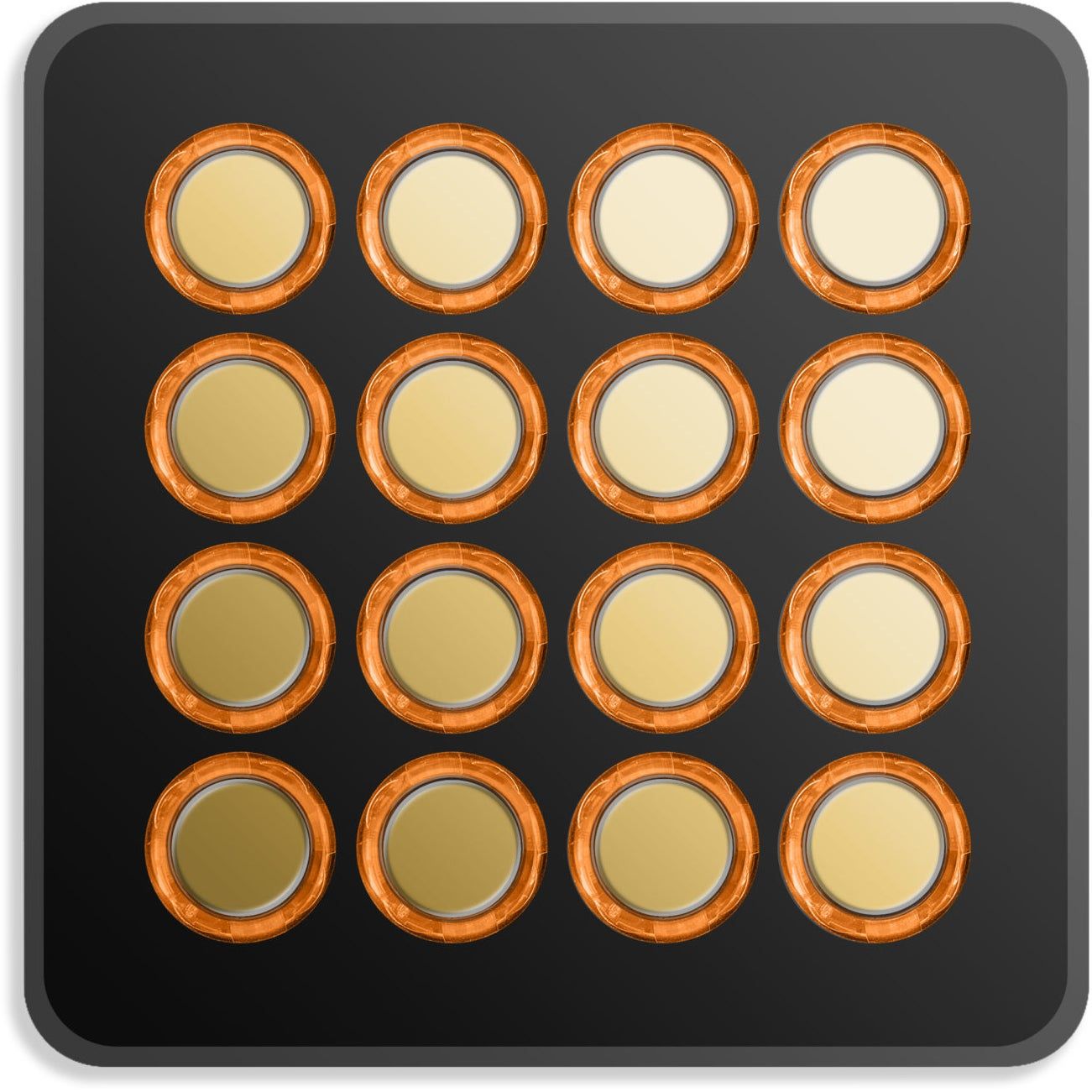 DJ TechTools Midi Fighter Spectra Gold Button Controller