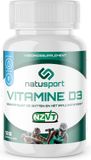 Natusport Vitamine D3 - NZVT Gecertificeerd - 120 capsules