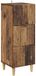 vidaXL Ladekast Oud hout 33 x 34,5 x 90 cm Bewerkt hout