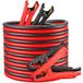 TLGREEN Câbles de démarrage 12 V/24 V, câble batterie voiture en cuivre (6m 1500A) - Câble de démarrage diesel avec gants de protection et sac de transport - Pour voiture et camion