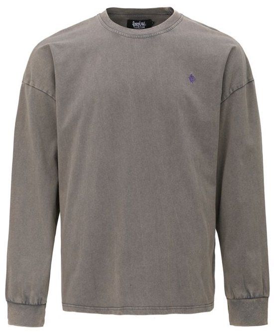 Forplay Washed Boxy Trui Heren Sweatshirts - grijs - M