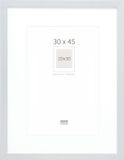 Deknudt Frames fotolijst - zilver met passe-partout - 20x30 / 30x45 cm