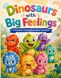 Dinosaurs with Big Feelings: A Preschool Coloring Book About Emotions