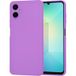 Techsuit Hoesje geschikt voor Samsung Galaxy A06 4G/5G - Soft Flex Silicone Back Cover - Purple