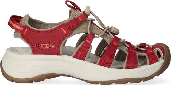 Keen Astoria West Dames Wandelsandalen Merlot/Scarlet Ibis