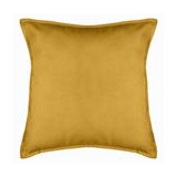 Atmosphera Bank/sierkussens huiskamer Sophia - 45 x 45 cm - okergeel - polyester - met rits