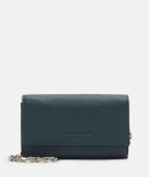 Liebeskind Berlin Malia Wallet Beugelportemonnee Leer Petrol