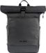 Blackbeat - Sac à dos imperméable à dessus roulé pour hommes et femmes - avec compartiment pour ordinateur portable, 2 poches extérieures, porte-boissons et porte-bagages - Sac à dos de jour pour le vélo, le travail, les voyages et le sport - 15 x 28 x 56 cm - 27 L de volume