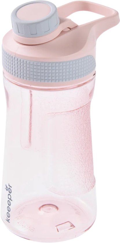 keeeper Daria Drinkfles, 530 ml, Roze, Transparant