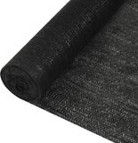 vidaXL Privacynet 195 g/m² 1,8x50 m HDPE Zwart