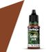 Vallejo Hobbyverf Acrylverf - 76045 Game Air - Charred Brown - Acryl - Verf flesje - 18 ml